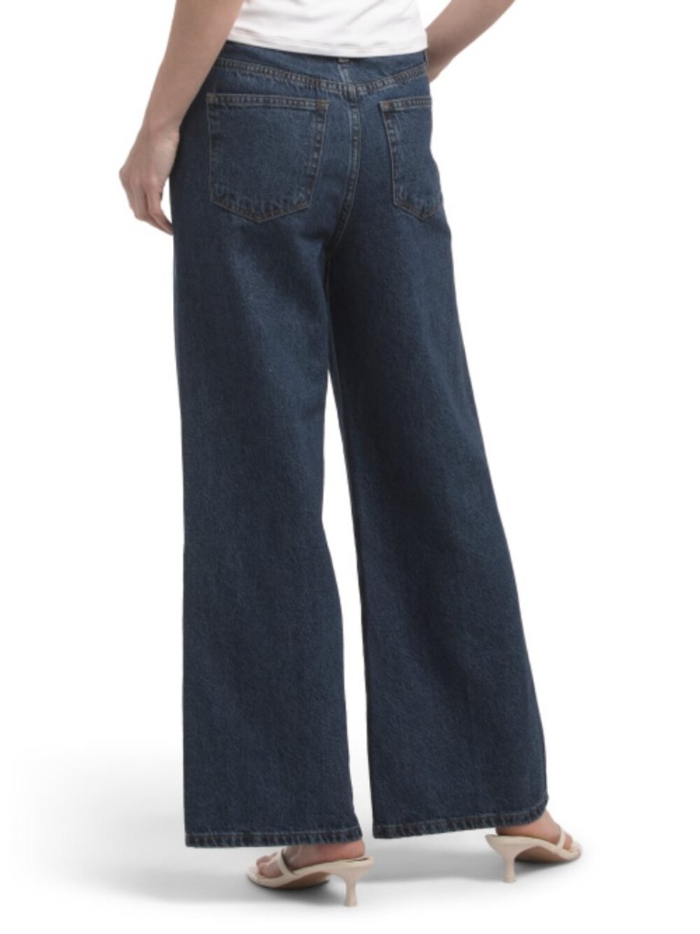 JOE'S Linen Blend Mia High Rise Wide Ankle Jeans - Picture 2 of 2